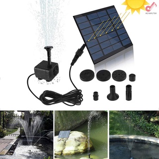 MS Mini bomba de fuente Solar bomba de agua Solar Panel de energía Kit de Panel Solar bomba de agua para jardín piscina