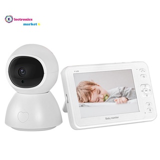 Baby Monitor 2MP HD Night Vision Two-Way Talk 5 Inch Video Nanny Baby Camera Smart Home Wireless IP Camera-US Plug