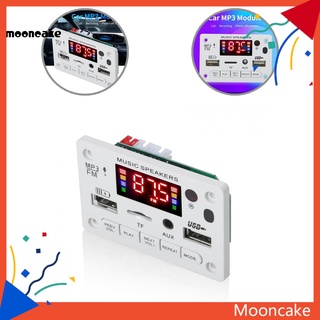 moon* práctico módulo de placa decodificador bluetooth compatible con 5.0 control remoto módulo mp3 transmisión estable para auto