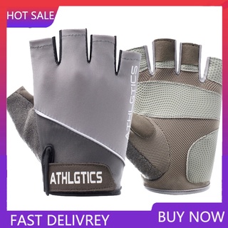 Sg 1 Par guantes De medio Dedo antideslizantes transpirables unisex Para hombre y mujer