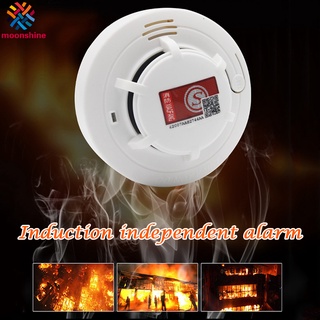 Detector de tabaquismo alarmas Sensor fotoeléctrico fumar alarmas fáciles de instalar con luz de sonido advertencia para el hogar Hotel