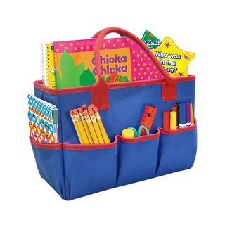 hhbqw1ko.mx Art Craft Organizer Bag Handheld Storage Tote Bag with 6 Pockets Handles Canvas Carrying Caddy for Mother Teacher Artist (9)