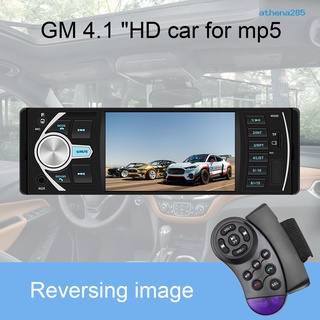 athena285 4022B coche MP5 reproductor Bluetooth Control del volante 1 Din pantalla de 4.1 pulgadas Audio estéreo automático en unidad de cabeza de salpicadero