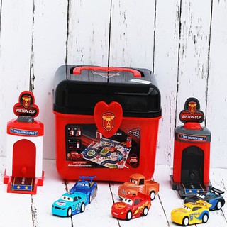 Garage CARS 3 alfombras combinación de automóviles de juguetes de niños