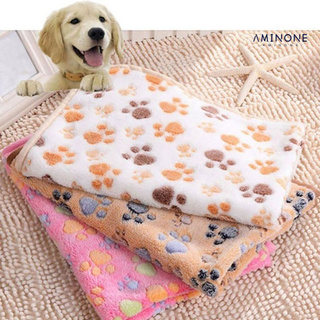 aminone Lovely perro gato pata patrón suave cálido mascota cojín cama alfombrilla alfombra manta