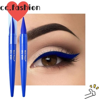 CACTU Negro / azul / marron Maquillaje de ojos Duraderos Cosmetic Matte Eyeliner Pencil 3 colores Herramientas de la belleza A prueba de manchas Impermeable Encantador/Multicolor