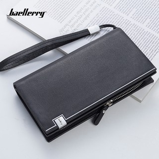 Fashion Multifunctional Clutch Men's Long Wallet Purse Zipper Clutch Wallet