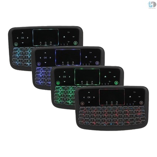A36 Mini teclado inalámbrico G Color retroiluminado aire ratón Touchpad teclado para Android TV Box Smart TV PC PS3