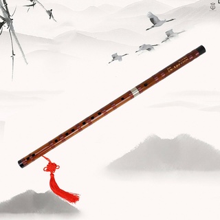 Llave De Flauta De bambú Tradicional china De bambú hecha a mano Instrumento con nudo chino bolsa De almacenamiento Para niños Adultos principiantes (7)