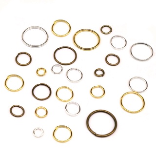4 5 6 7 mm anillos de salto dividido anillo único abierto anillo DIY joyería hallazgos componentes
