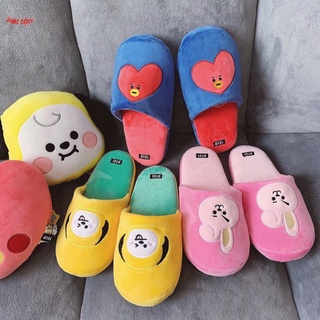 Fluffy Stuffed Slippers Non-slip Indoor House Shoes Comfy Plush Slip For Home Bedroom