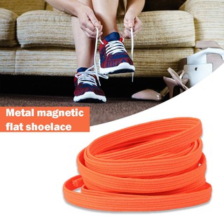Eternidades Flat Magnetic Locking Shoelaces No Tie Shoes Laces Unisex Lazy Shoestrings