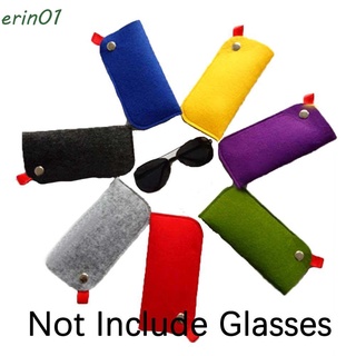 erin01 portátil gafas bolsa de colores caja de almacenamiento gafas bolsa de las mujeres química fibra fieltro lectura de los hombres de la moda suave gafas de almacenamiento/multicolor