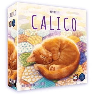 Calico en ingles, juego de mesa hobbiton games, eurojuego gatos board game