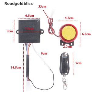 roadgoldbliss - alarma inteligente antirrobo para motocicleta, sistema de alarma de seguridad, 12 v, mando a distancia wdbli (9)