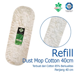 Tchome recambio Push polvo algodón piso fregona polvo algodón 40 cm 970049