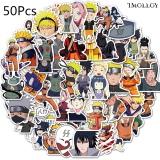 [T] NARUTO Stickers 50Pcs/Set Japanese Anime Waterproof DIY Decal for toys