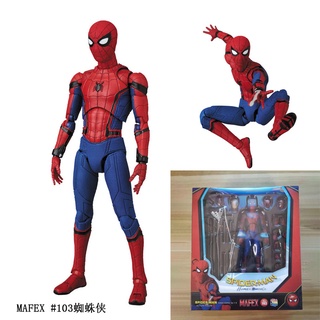 Película Spider-man Home Coming MAFEX No . 103 Figura De Acción Juguetes (1)