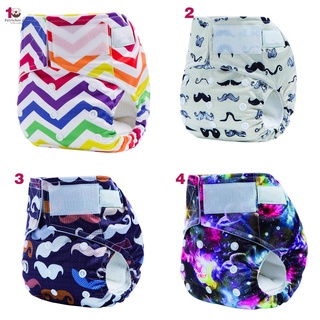 Baby Diaper Cover Infant Cloth Diaper Reusable Adjustable Washable Magic Sticker Nappy Covers