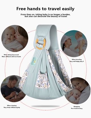 SWT-mommy bolsa de bebé cinturón de hombro recién nacido lactancia mochila portador (3)