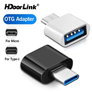 HdoorLink Micro USB OTG Type C Adapter Micro USB Male To USB Female Data Cable Converter For Tablet Android Mobile Phone Notebook
