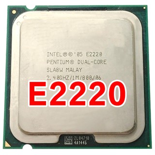 Procesador intel Pentium de doble núcleo E2140 1,6 GHz 1M 2 núcleos 2 hilos LGA775 y E2200 E2220 E2160 E2180 un año de garantía