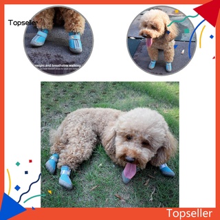 tops* universal zapatos de cachorro mascota zapatilla de deporte botas antideslizantes mascotas suministros
