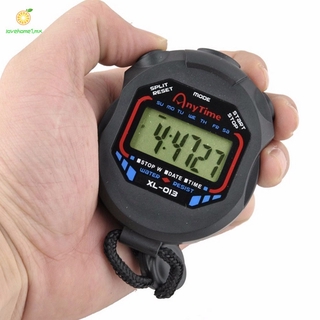 cronómetro digital profesional lcd de mano con cronómetro deportivo con correa