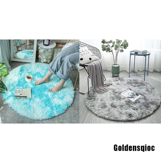 alfombra De peluche redonda dorada Para Sala De Estar/Tapetes Para niños/dormitorio