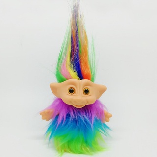 [Homyl] Colorful Troll Lucky Doll Leprocauns Doll Collections Party Favors Arts