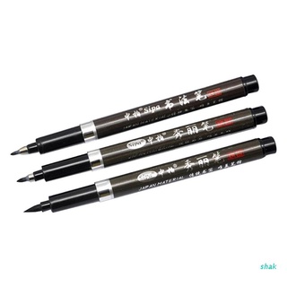 shak negro pincel plumas acuarela chino caligrafía pincel bolígrafos para principiantes escritura caligrafía arte dibujos diario