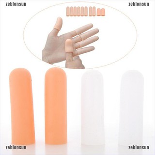 @sun - protector de dedos del dedo del pie de silicona para ampollas de maíz de piel agrietada