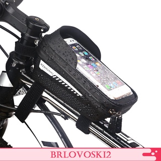 [brlovoskimx] duro eva bicicleta teléfono frontal marco bolsa de bicicleta top tubo para 6.5 teléfonos