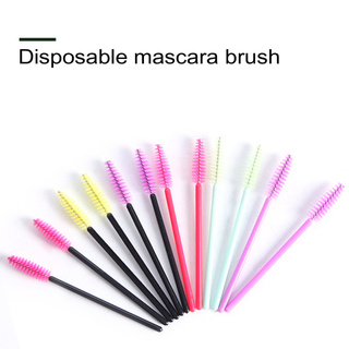 S 50 pzs brochas de pestañas desechables de Color mixto/herramientas cosméticas para maquillaje de ojos