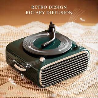 Retro Wireless Speaker Bluetooth-compatible 5.0 Protable Vinyl Record Music Player Surround Sound Speaker as