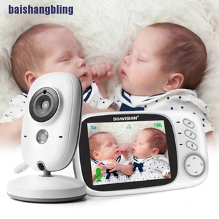 Nbling VB603 Video Baby Monitor 2.4G inalámbrico con LCD de 3,2 pulgadas 2 vías Audio Talk Super