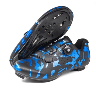 unisex transpirable colorido zapatos de ciclismo de los hombres de bicicleta de carretera zapatos de equitación autobloqueo spd camuflaje profesional bicicleta zapatillas de deporte de las mujeres tamaño 36-47