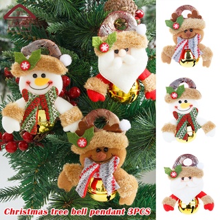3 piezas sin cara viejo colgante adornos árbol de navidad diy decoraciones iluminado colgante familia navidad kit de decoración