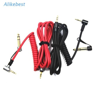 ALIK Spring Stereo Audio Cable Cord Replacement for Dr Dre Solo/ Pro/ Mixr/ Headphones/ Studio for Beats Headsets Adapter