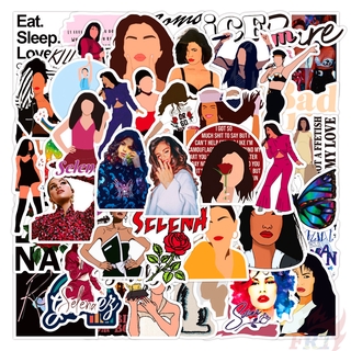 Selena Gomez Series 01 - POP actriz cantante pegatinas 50 unids/Set DIY moda equipaje mixto portátil monopatín impermeable Doodle pegatinas pegatinas
