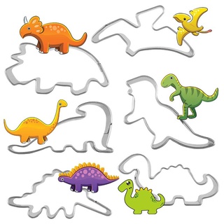 [CL] 6pca/set dinosour molde para galletas de corte de galletas