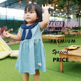 Sakira vestido de niños vestido de bebé vestido premium de algodón diario vestido de niños ropa