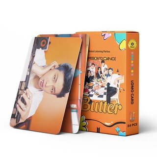 BTS Permission To Dance Photocard Lomo Card Bangtan Boys coleccionables postal 54 unids/caja