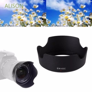 ALISON Durable Cubierta de la lente Sistema de frenado antibloqueo EW - 63c Capucha de la lente Figura 3.5 - 5.6 Ew63c Negro EF - S 18 - 55 mm Protector de lentes/Multicolor