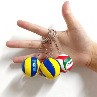 Instore Mini llavero De cuero con colgante Para jugadores De coches/Voleibol/Voleibol (5)