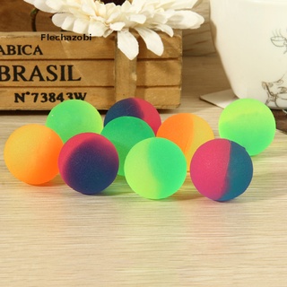 flechazobi| 10 pzs bola noctilúcida de 32 mm/colores dulces luminosos/bola de rebote alta para niños/caliente