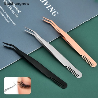 [bsn] pinzas de pestañas de acero inoxidable para pestañas/pinzas para cejas/peine/herramientas de maquillaje