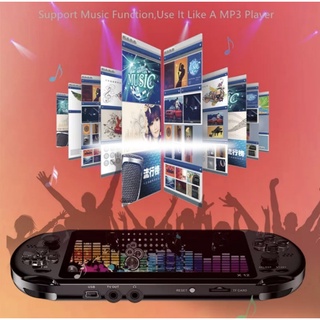 X12 PSP Consola De Juegos Portátil 2000 + Gratuitos Instalados 5.1 Pulgadas 8 Gb Soporte Cámara De Vídeo Retro NES GBA (7)