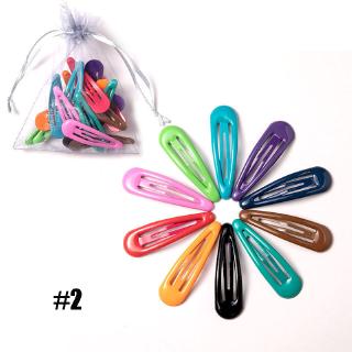 10 Pzs Broches BB Snap Color Caramelo Para El Cabello/Accesorios (8)
