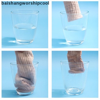 [baishangworshipcool] 3 piezas toalla de bebé toalla de baño toalla pañuelo suave absorbente gasa nuevo stock (3)